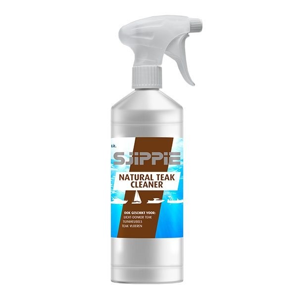 Sjippie Naturel Teak Reiniger spuitfles 1 Liter